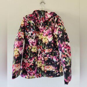BURTON | Women's Cadence Jacket Pixel Pink Green Sz S